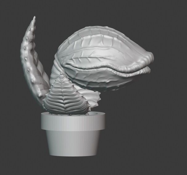 Audrey 2 alien plant 3D print model_4