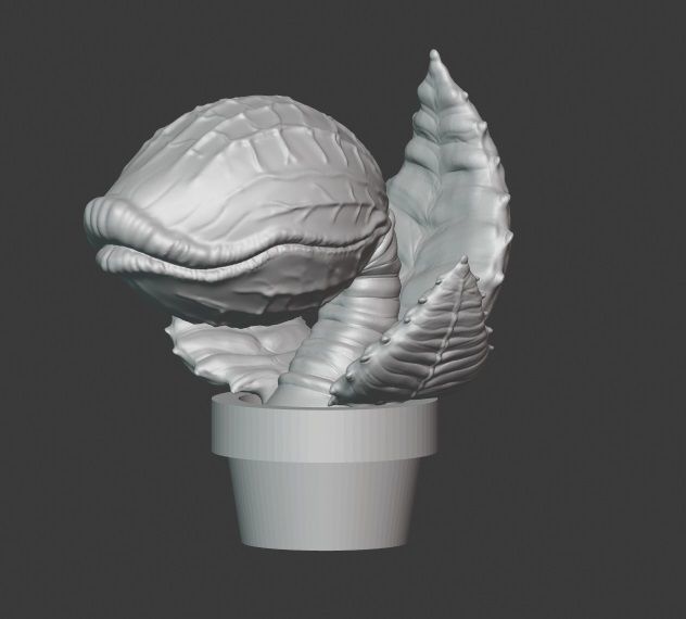 Audrey 2 alien plant 3D print model_2