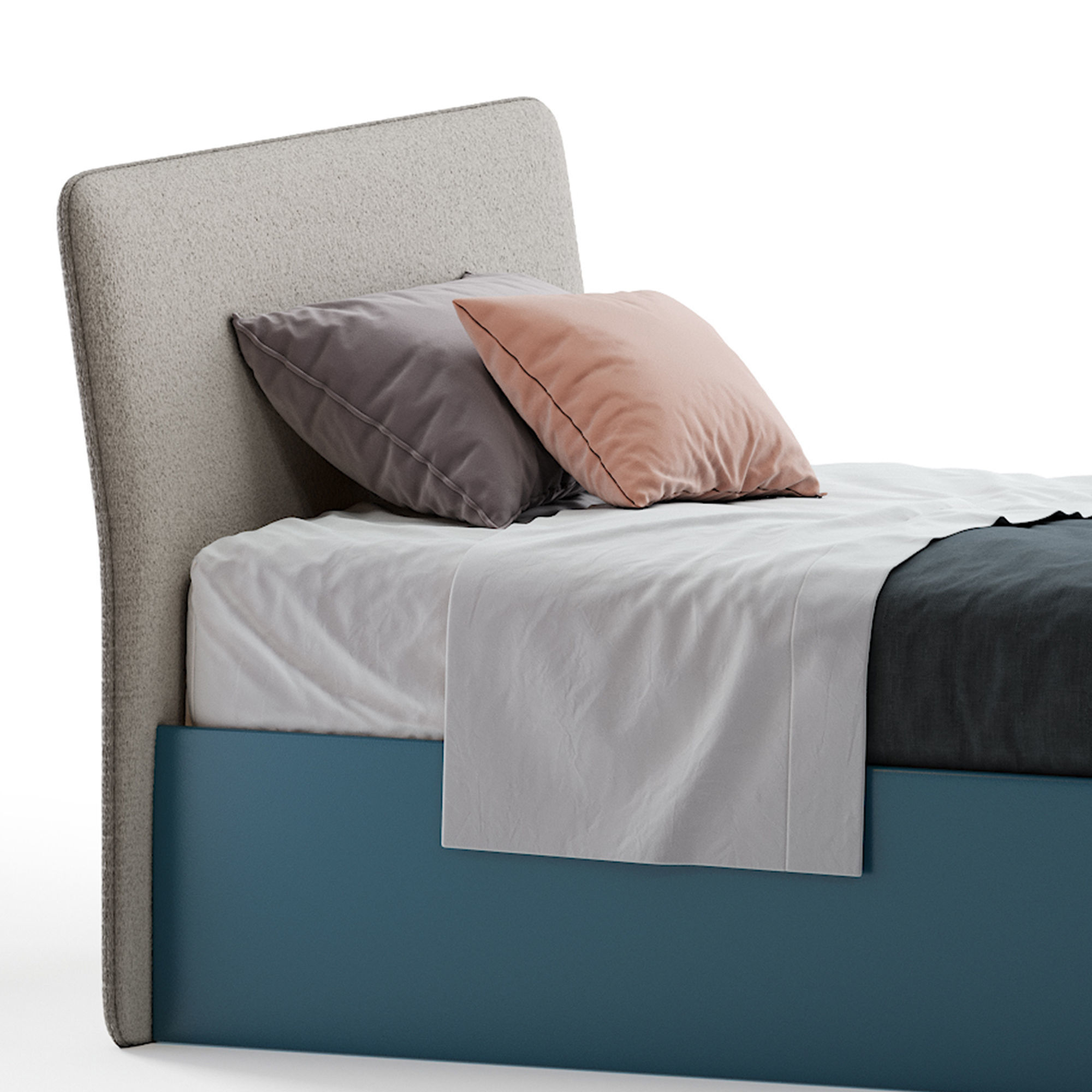 FLARE SINGLE BED 3D model_4