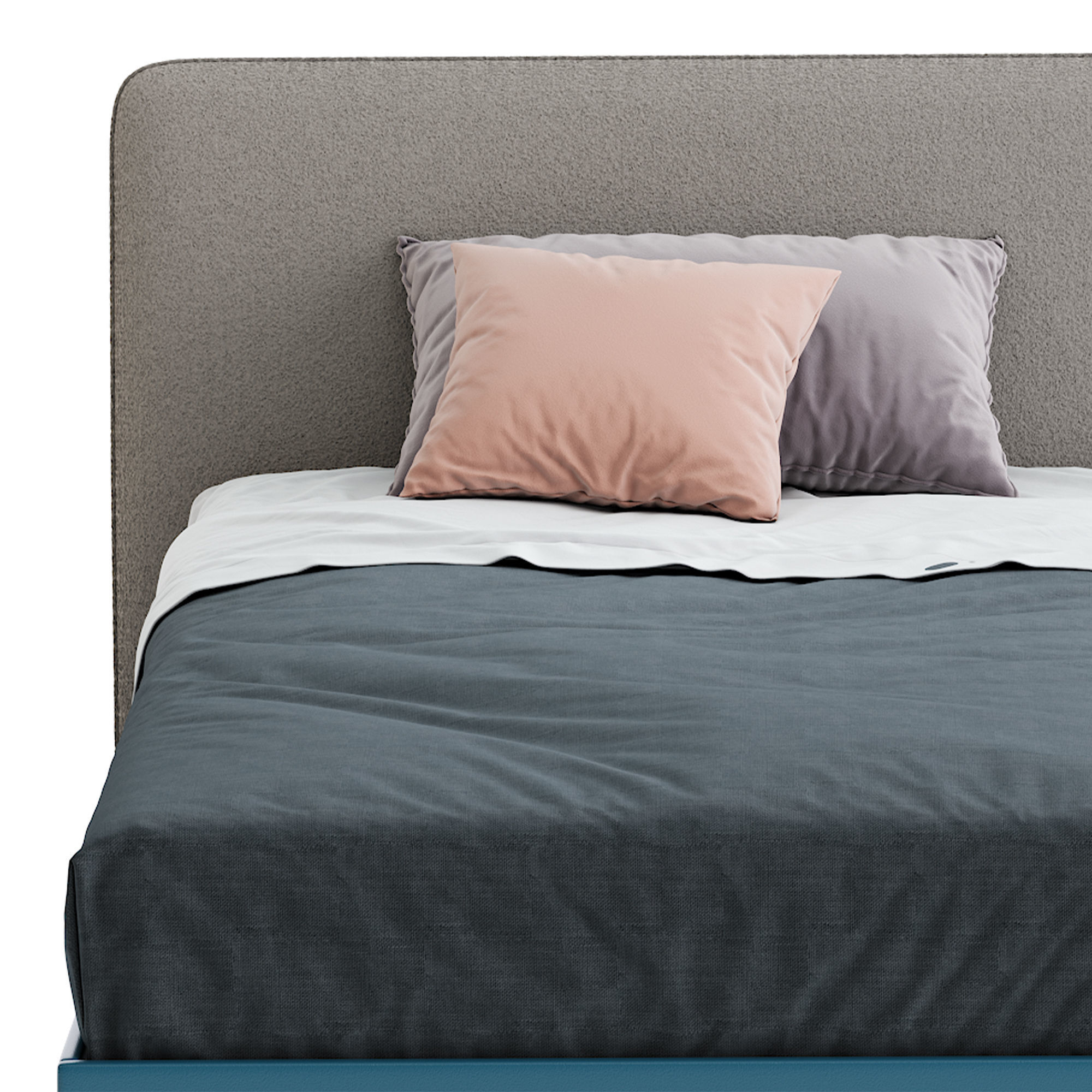 FLARE SINGLE BED 3D model_2