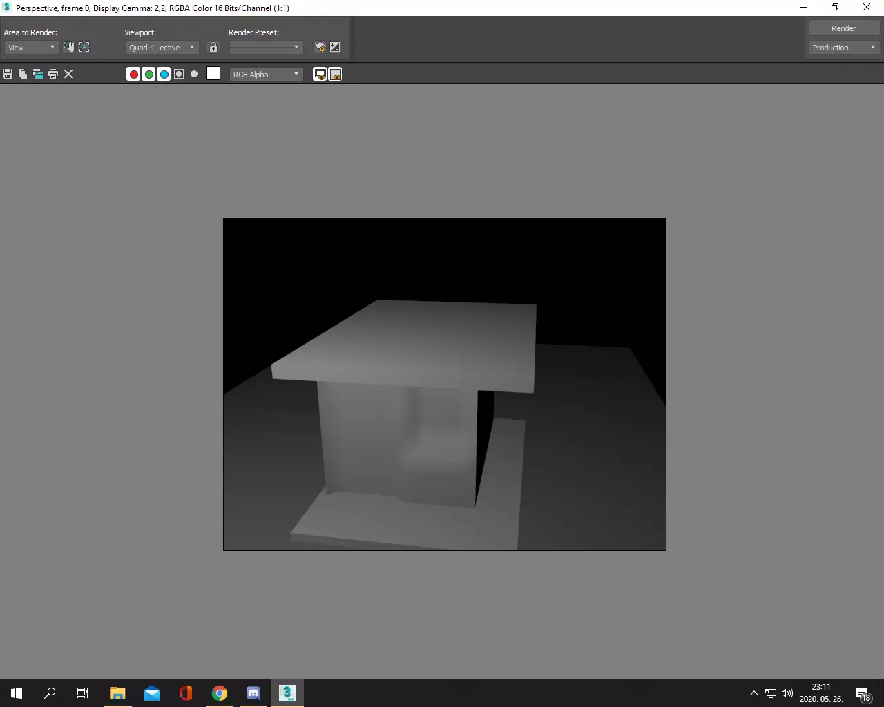 Porta optimal low quality game Low-poly 3D model_0