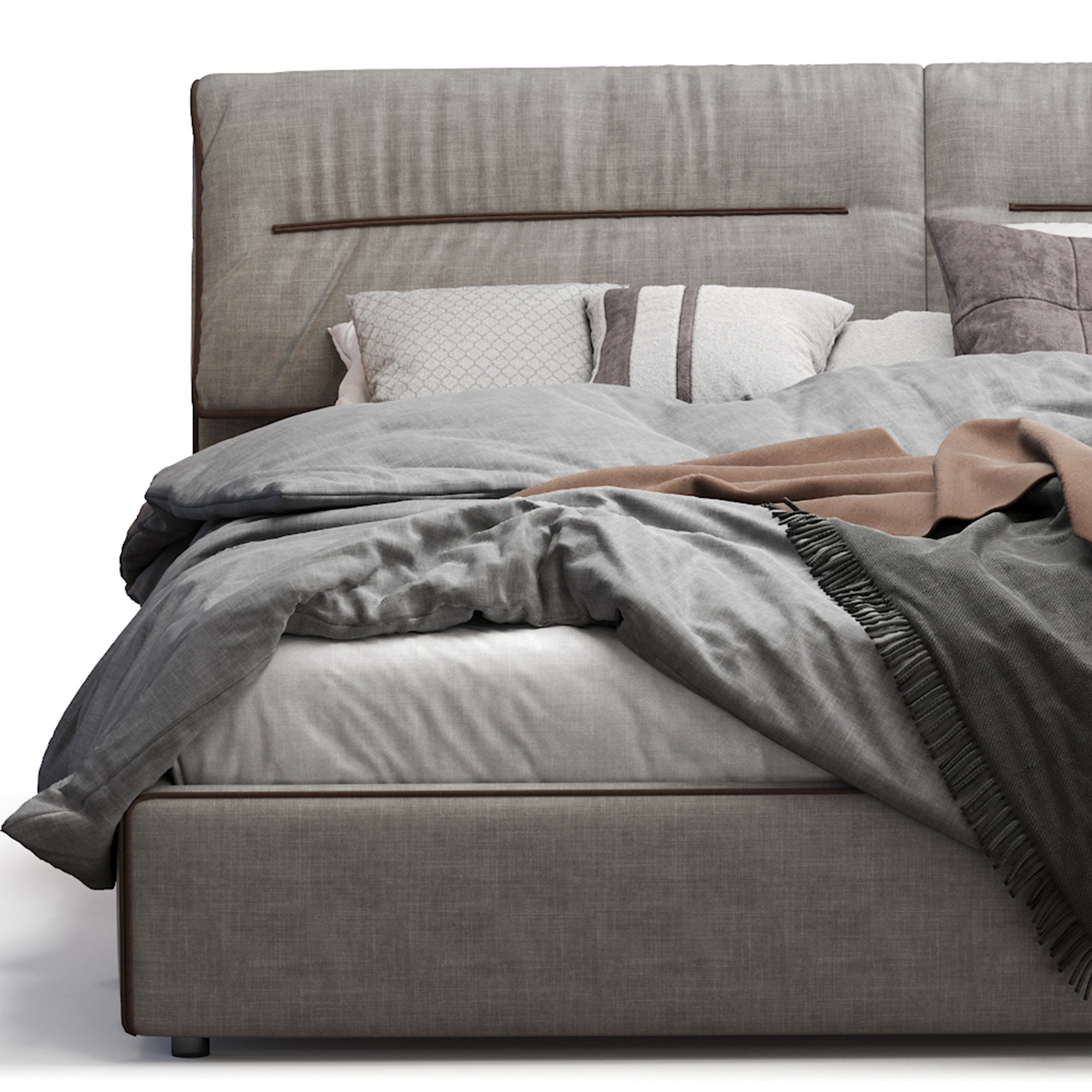 Campo Bonaldo Bed 3D model_2