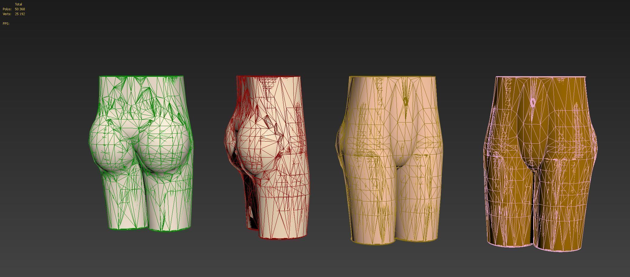 Female Form Vases 3D print model_9
