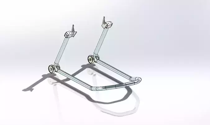 Motorcycle repair stant plans