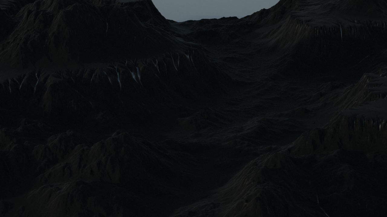 Stylized Terrain 3D model_12