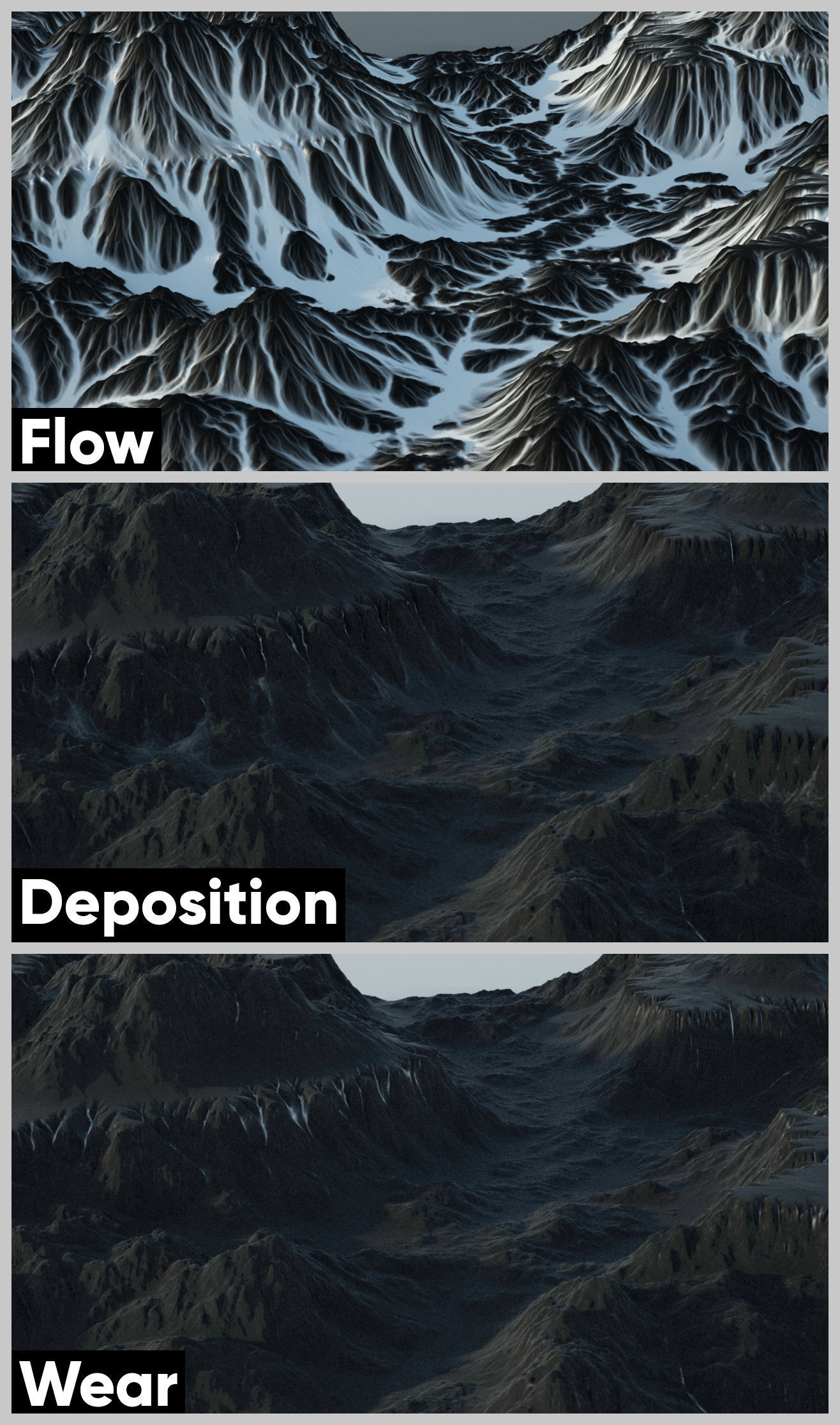 Stylized Terrain 3D model_10