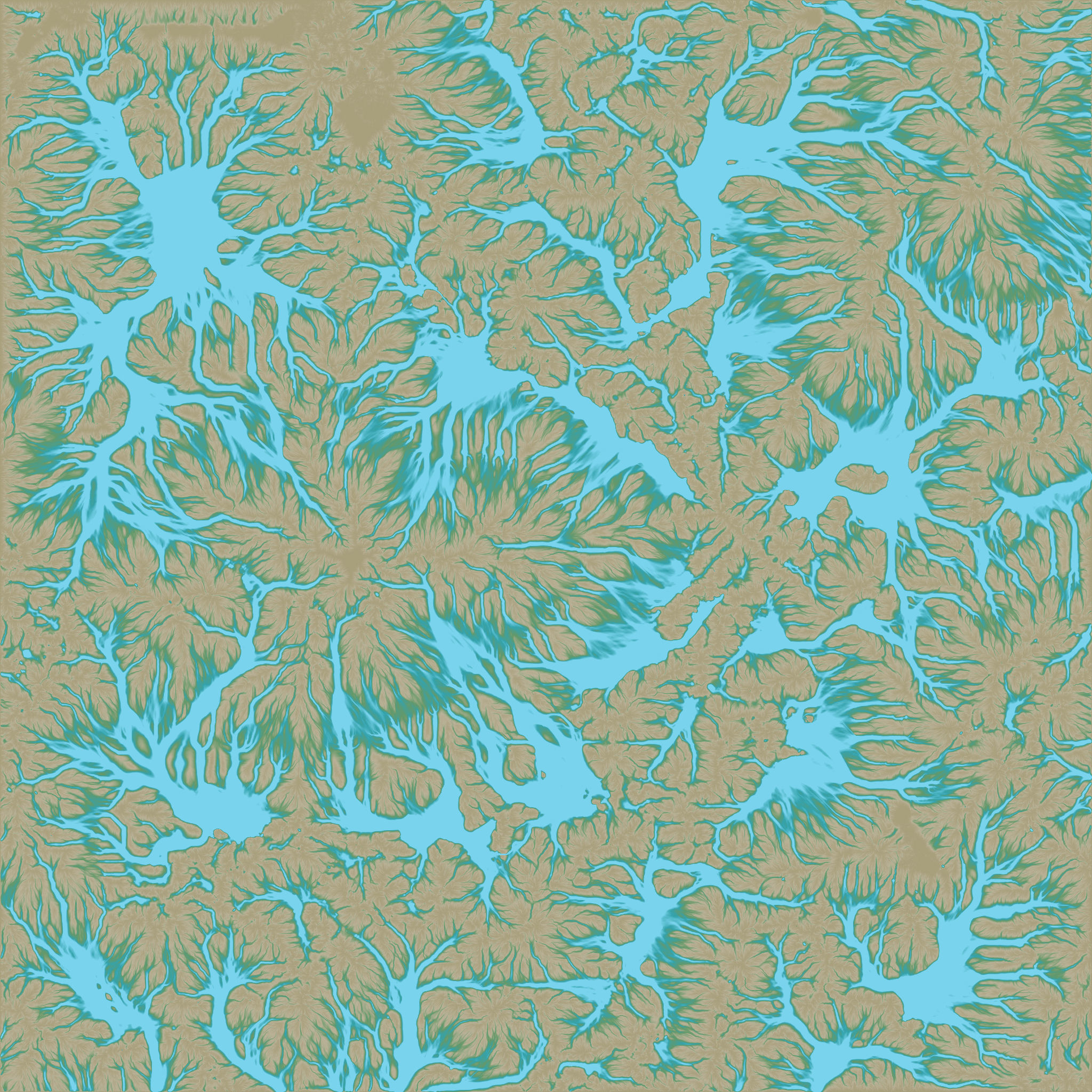 Stylized Terrain 3D model_14