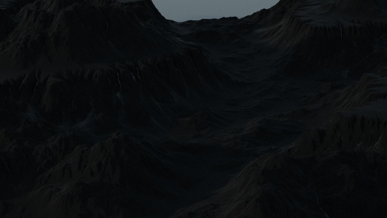 Stylized Terrain 3D model_11