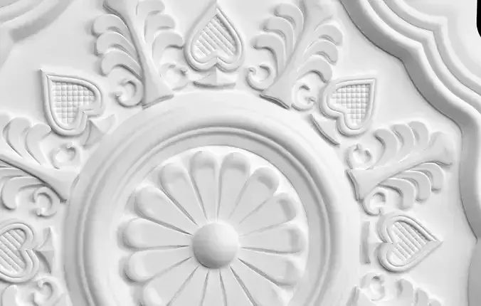 Ceiling Rose Low-poly 3D model