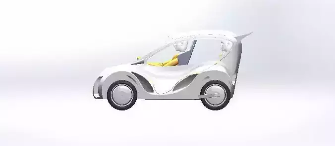 Universty electric car desing for efficiency racing