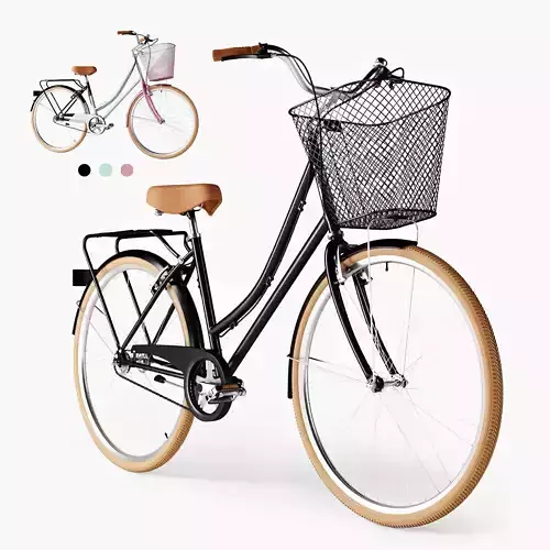 Bike Vintage Ladies Deluxe 3D model