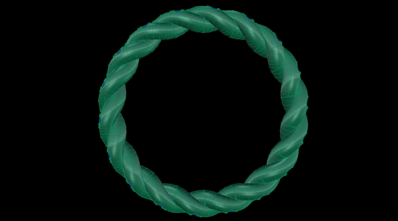 Paveflex Ring with Diamonds 3D print model_17