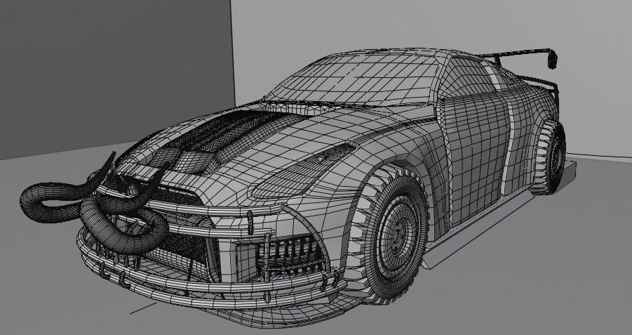 Concept Car and Animation 3D Model 3D model_11