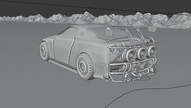 Concept Car and Animation 3D Model 3D model_7