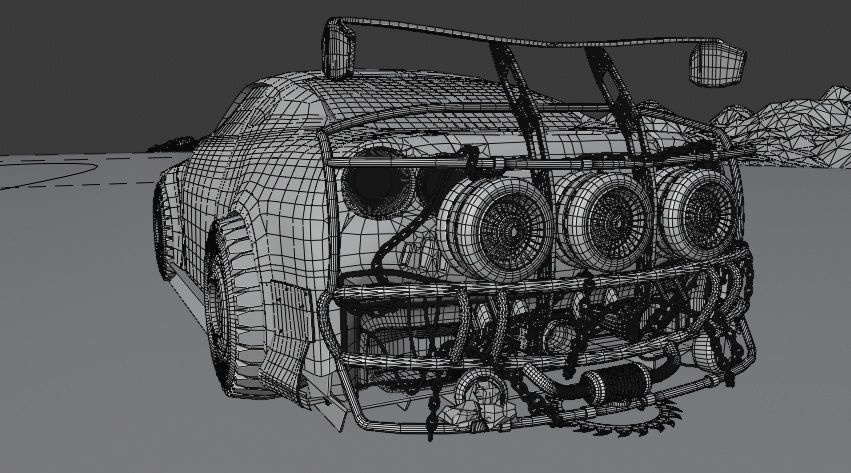 Concept Car and Animation 3D Model 3D model_12