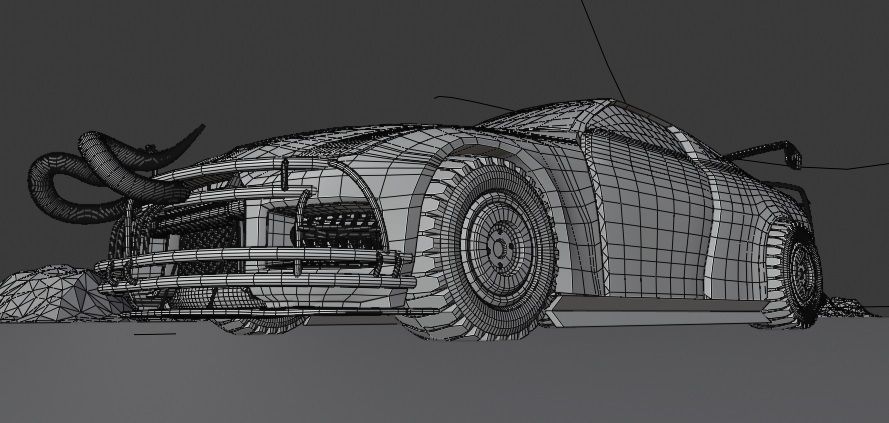 Concept Car and Animation 3D Model 3D model_9