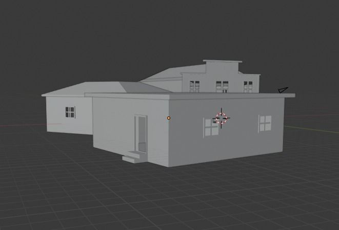 Very Nice Looking Western Building For Your Project For Free  Free low-poly 3D model_1