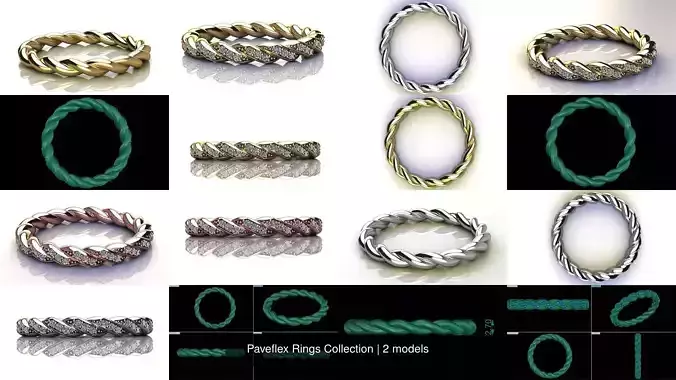 Paveflex Rings Collection 