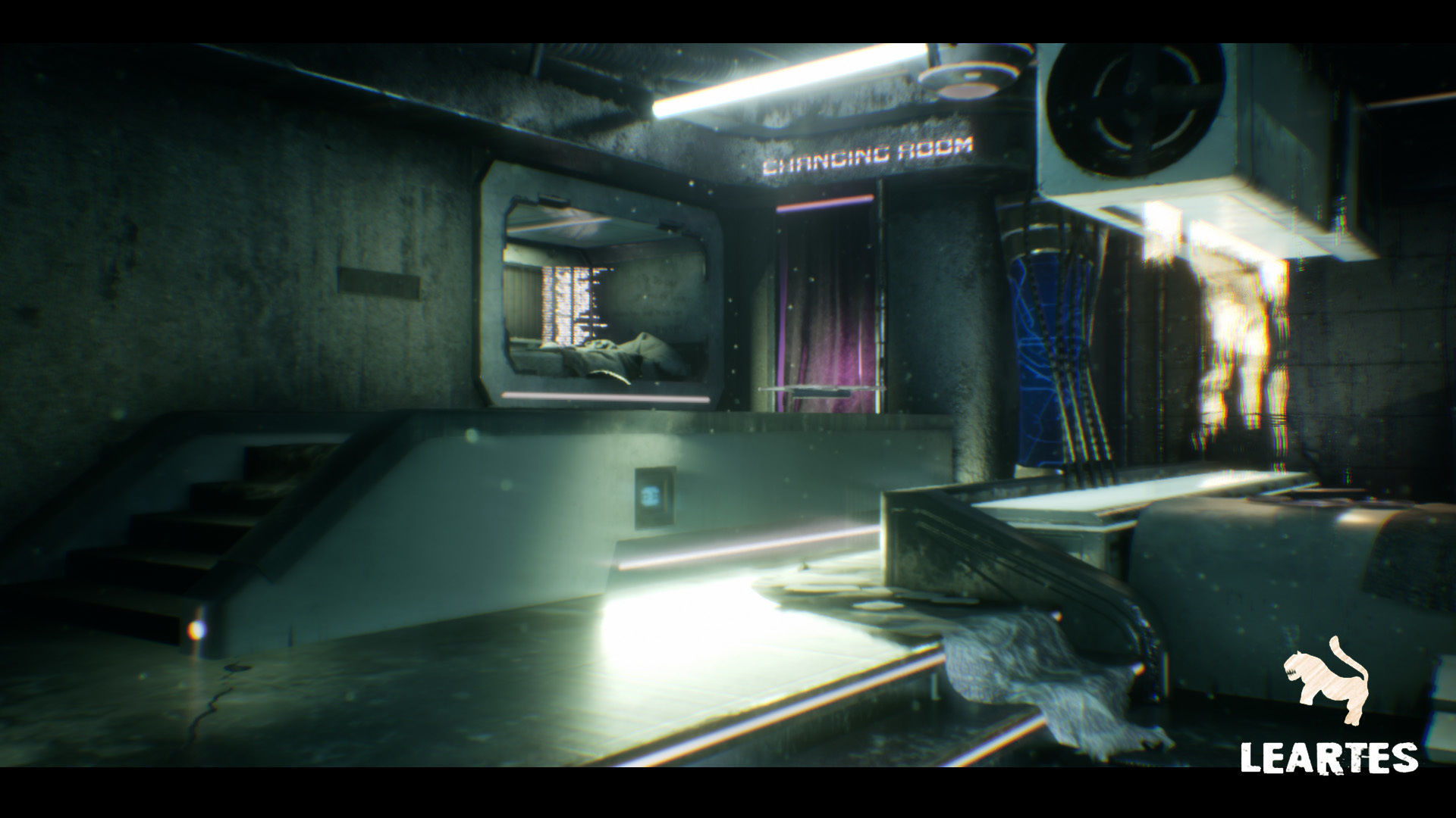 CyberPunk  Sci - Fi Apartment Interior Environment Kitbash Low-poly 3D model_17