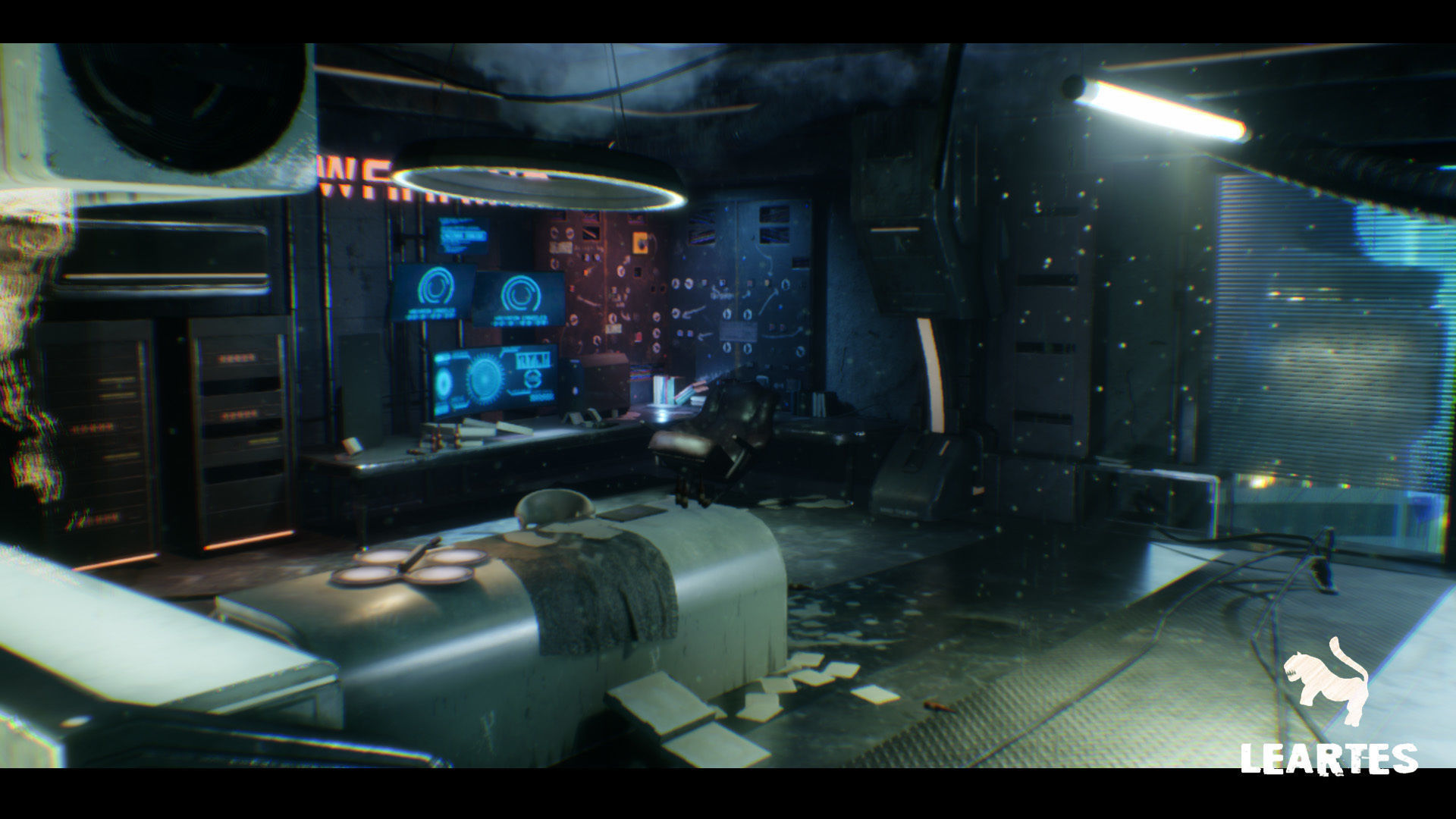 CyberPunk  Sci - Fi Apartment Interior Environment Kitbash Low-poly 3D model_16