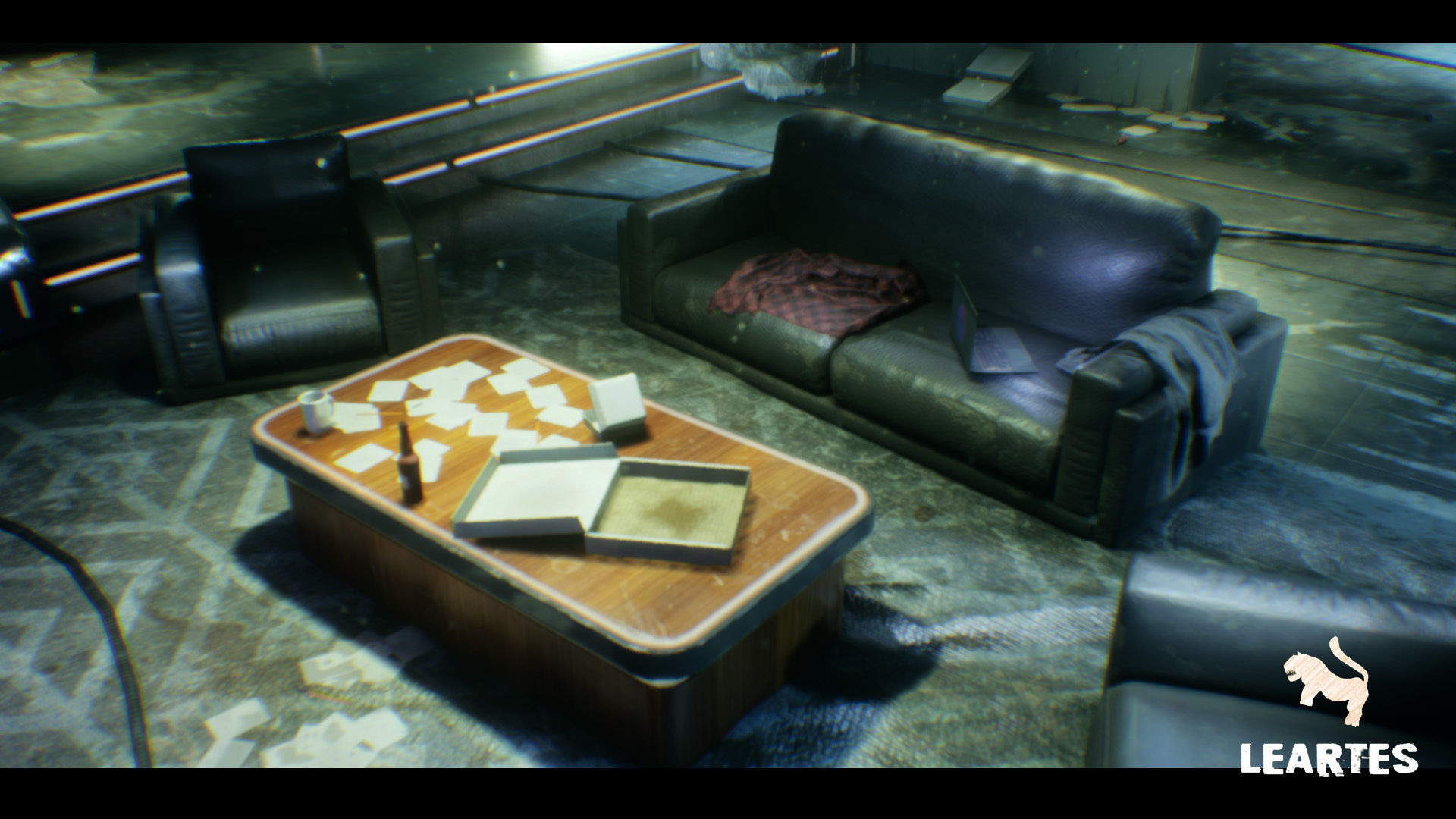 CyberPunk  Sci - Fi Apartment Interior Environment Kitbash Low-poly 3D model_22