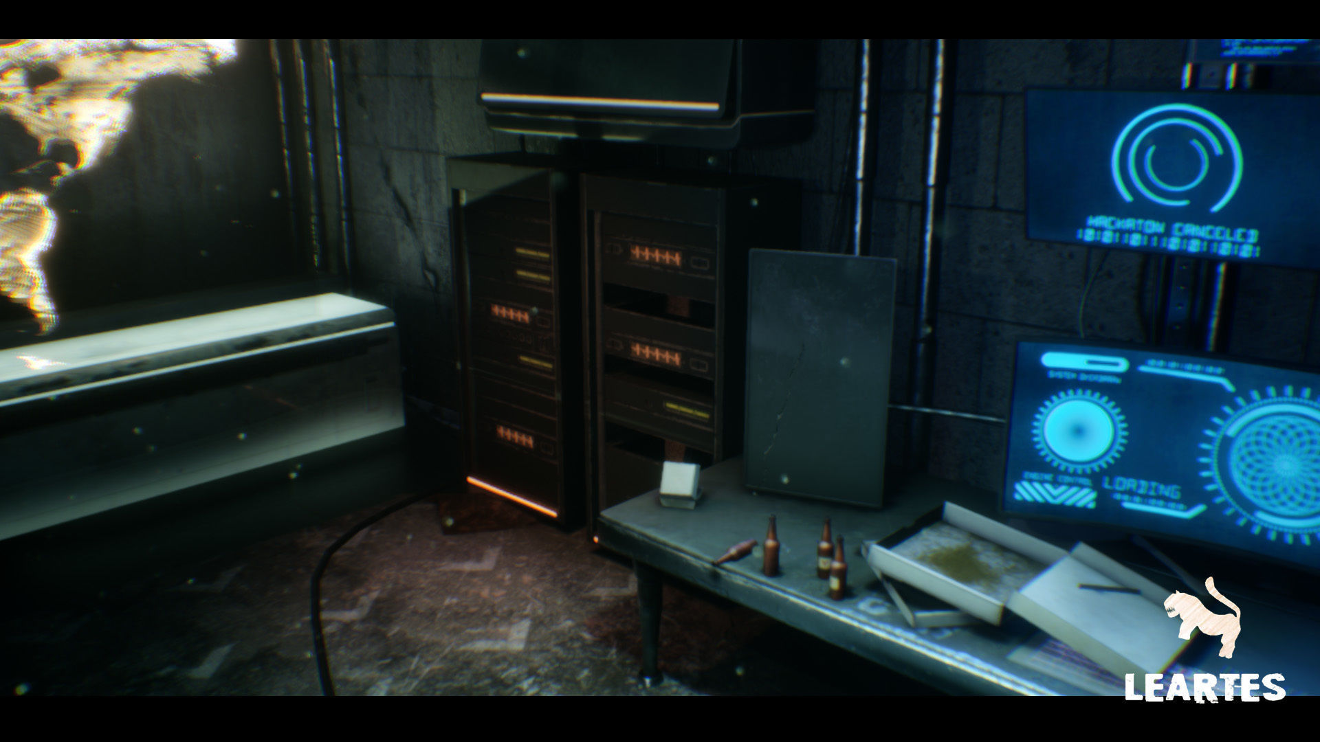 CyberPunk  Sci - Fi Apartment Interior Environment Kitbash Low-poly 3D model_13