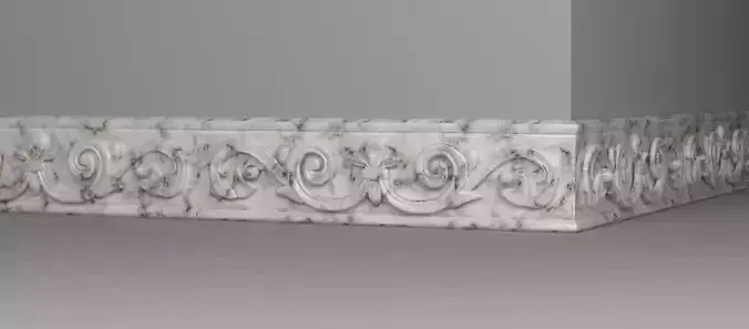 Marble Skirting Free 3D model