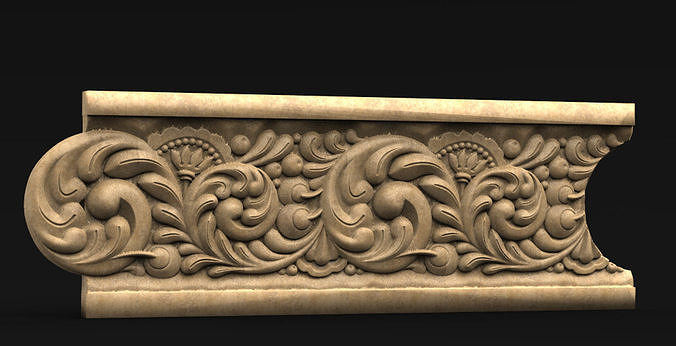 Decorative Marble 7 3D Model 3D print model