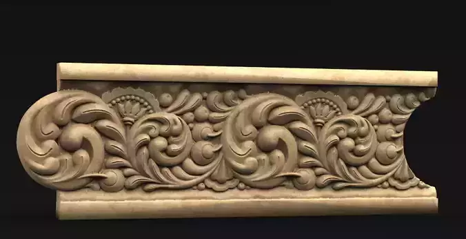 Decorative Marble 7 3D Model 3D print model