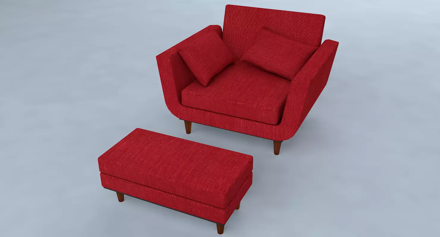 Joybird Hughes Chair Free 3D model