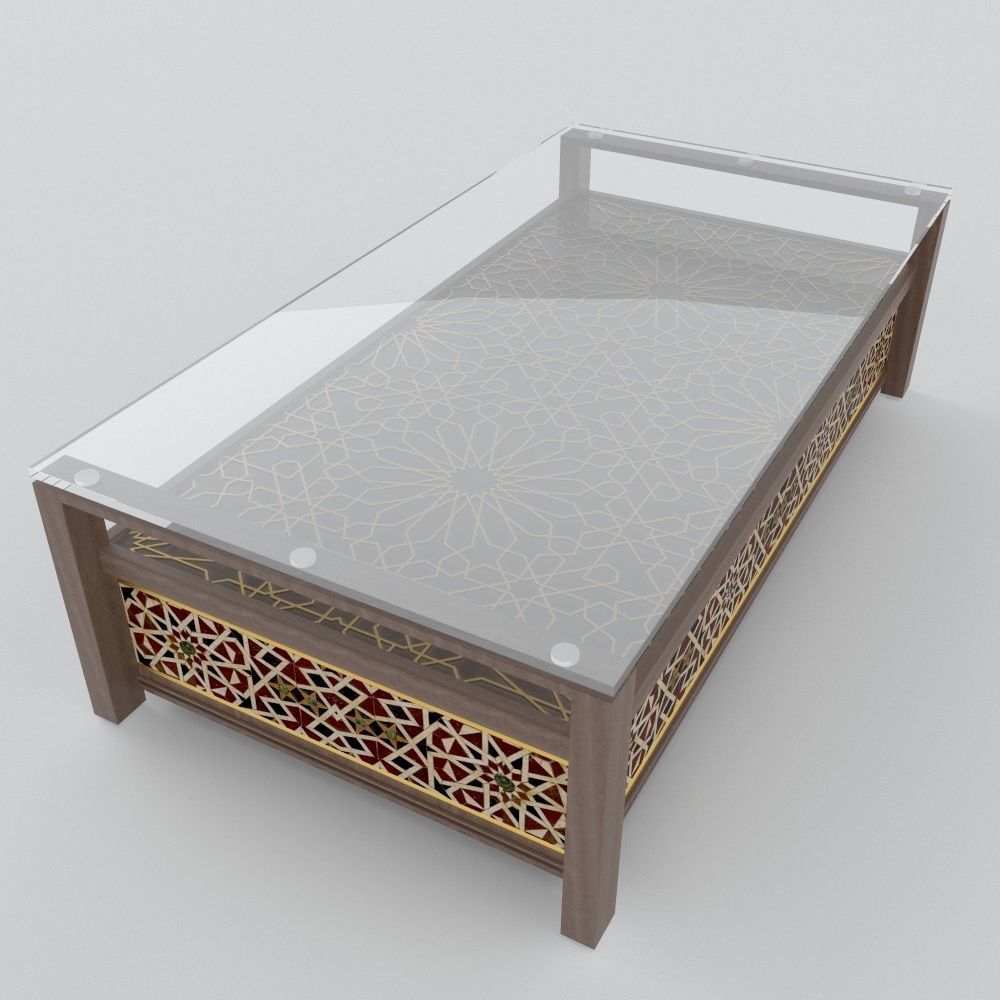 Arabic Table 02 3D model CGTrader