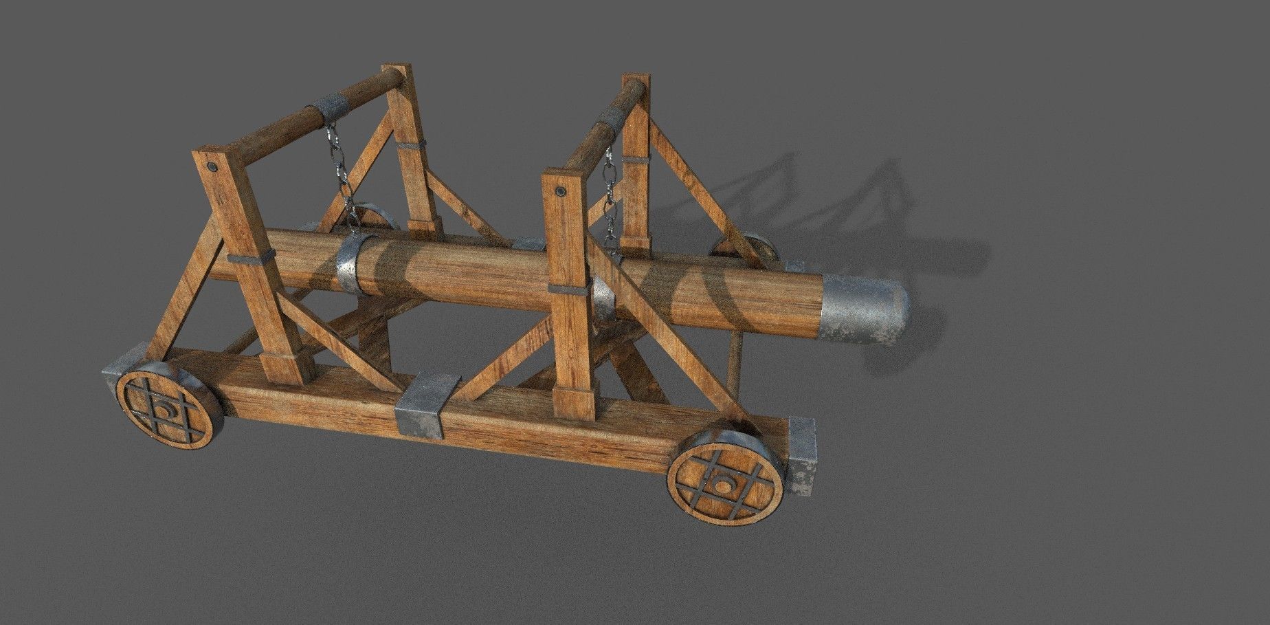 Battering Ram Low-poly 3D model Low-poly 3D model_8