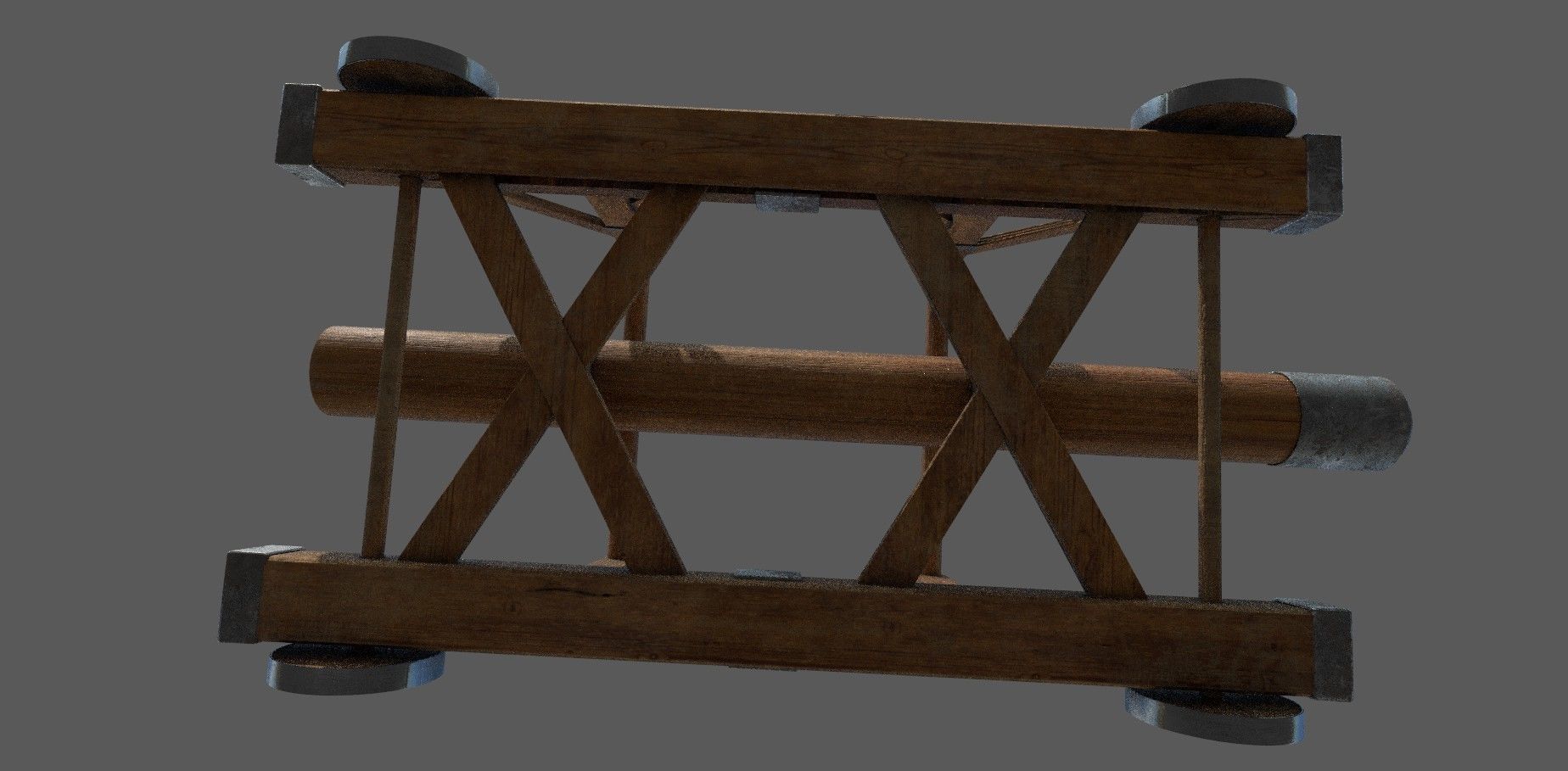 Battering Ram Low-poly 3D model Low-poly 3D model_4