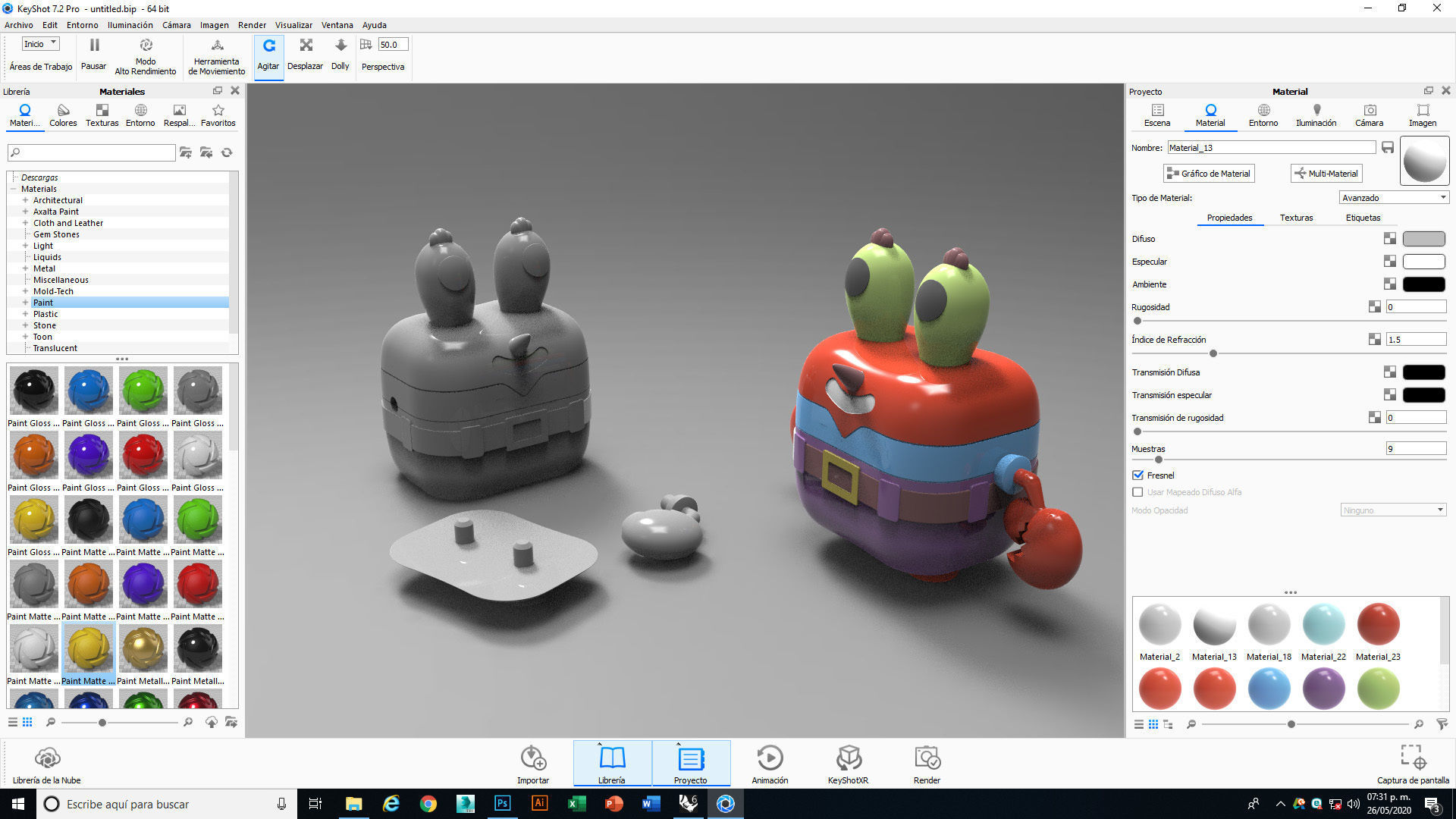 Mr Krabs Funko Toy 3D print model_7