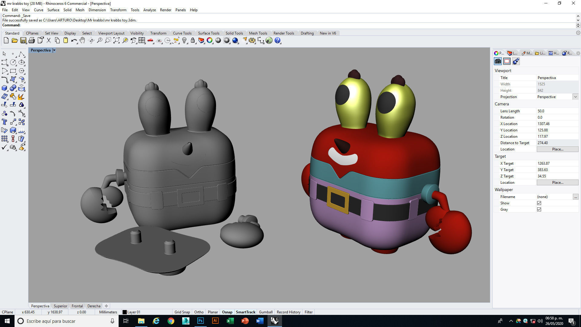 Mr Krabs Funko Toy 3D print model_22