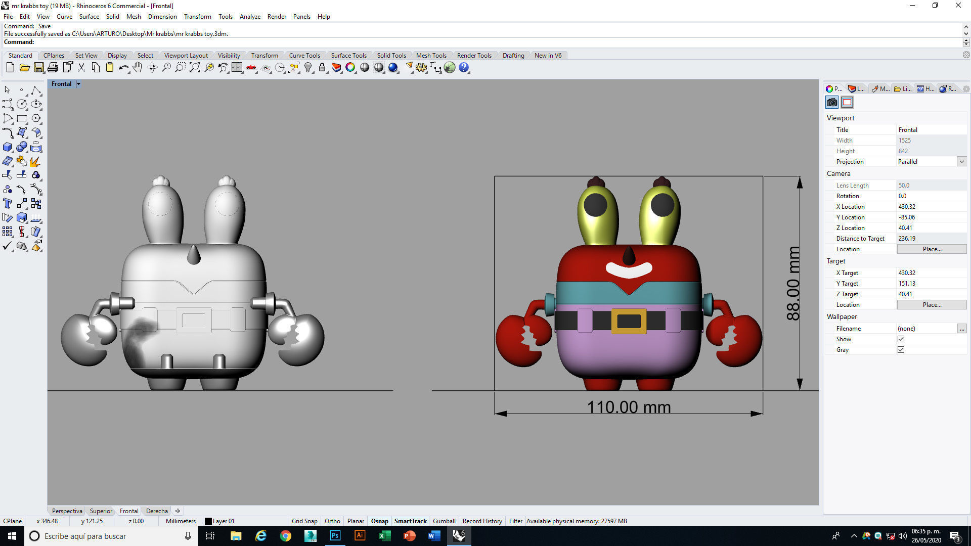 Mr Krabs Funko Toy 3D print model_12