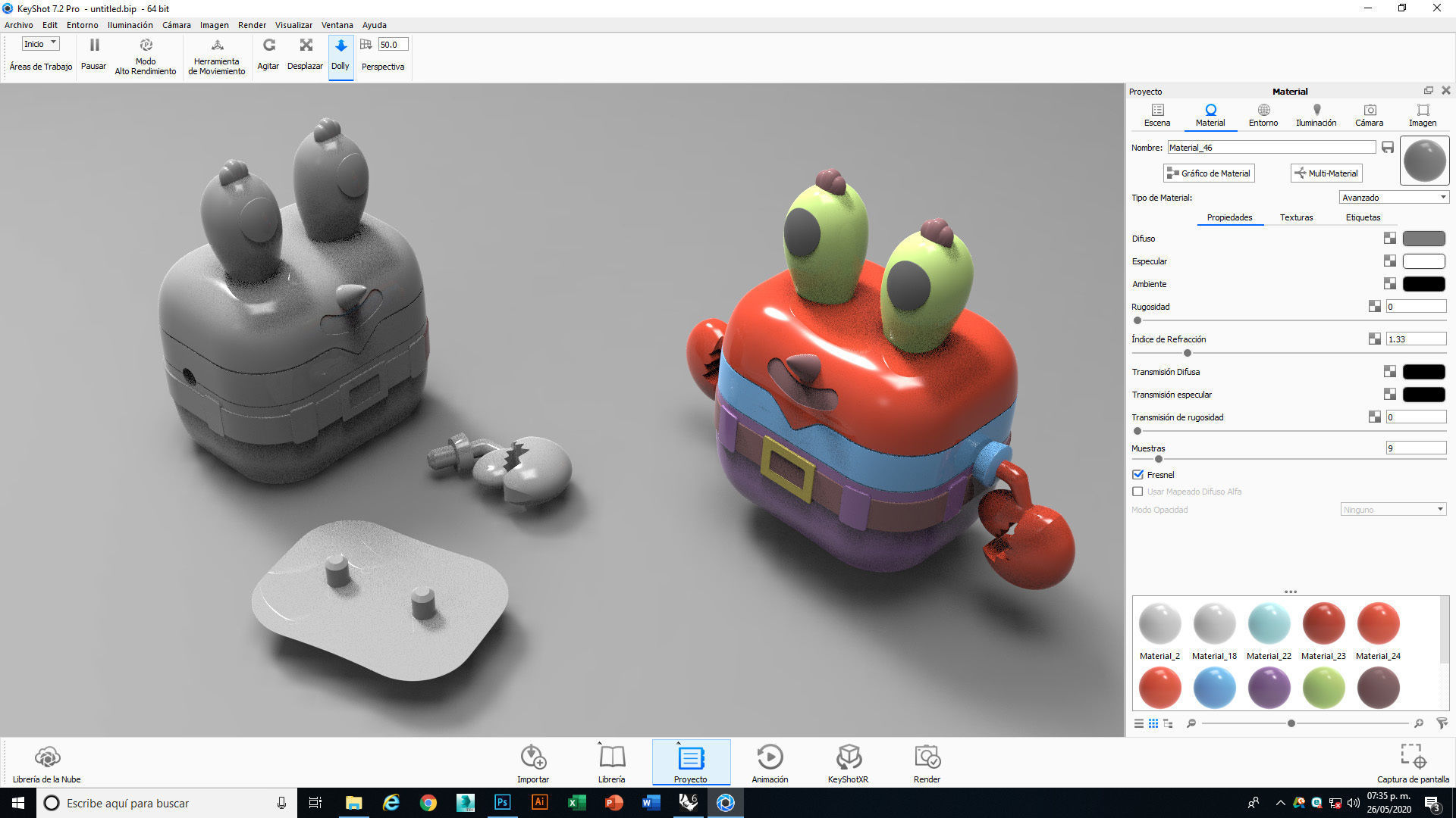 Mr Krabs Funko Toy 3D print model_10