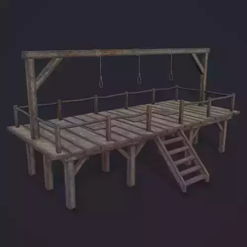 Gallow wooden bridge