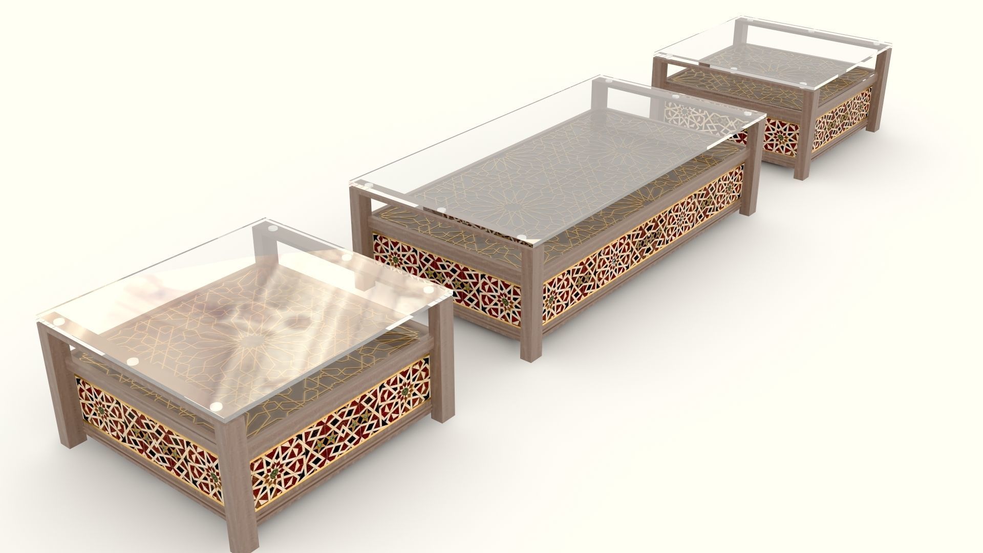 Arabic Tables 3D Model Collection_2