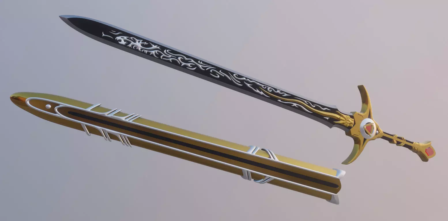 Garo Sword 3D  3D print model_0