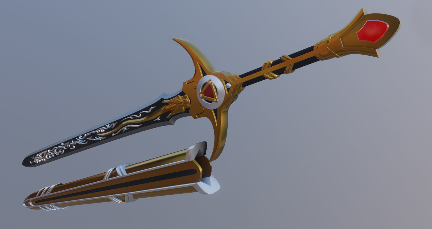 Garo Sword 3D  3D print model_3