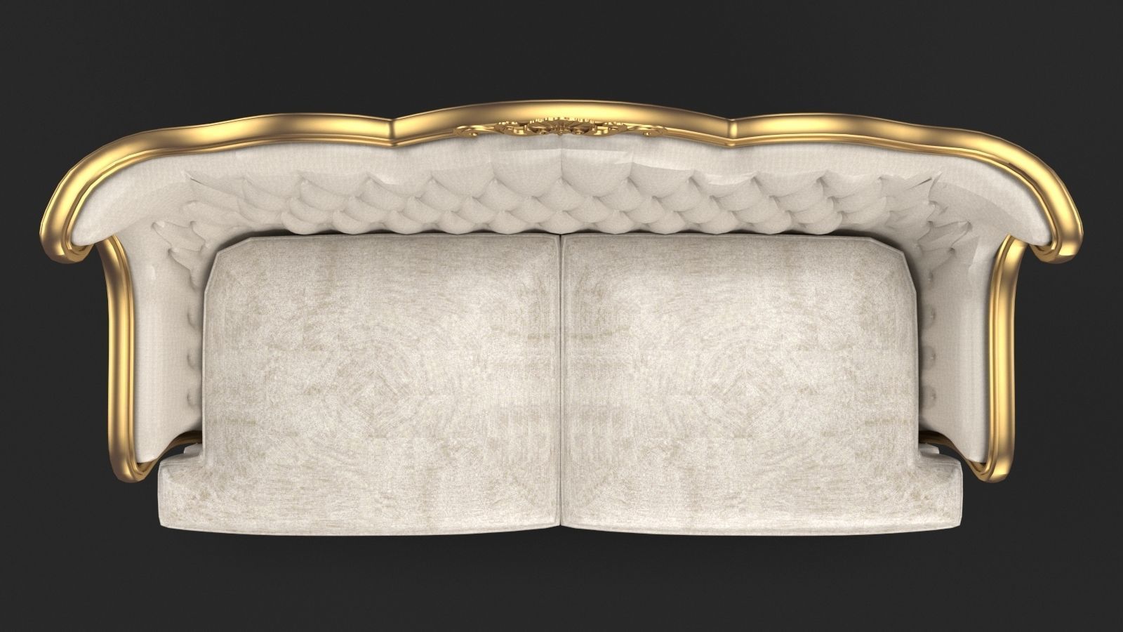 Traditional Couch or  Sofa 3D model_4