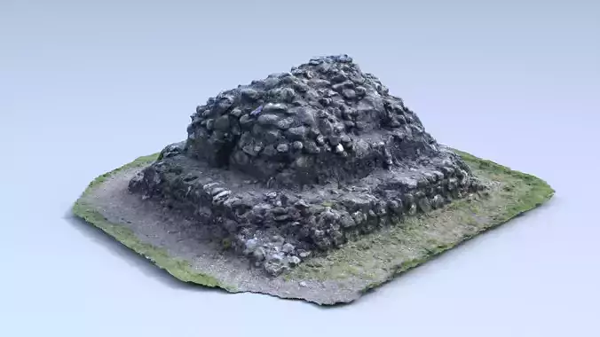Castle Ruin 1 - Photoscanned 3D Model