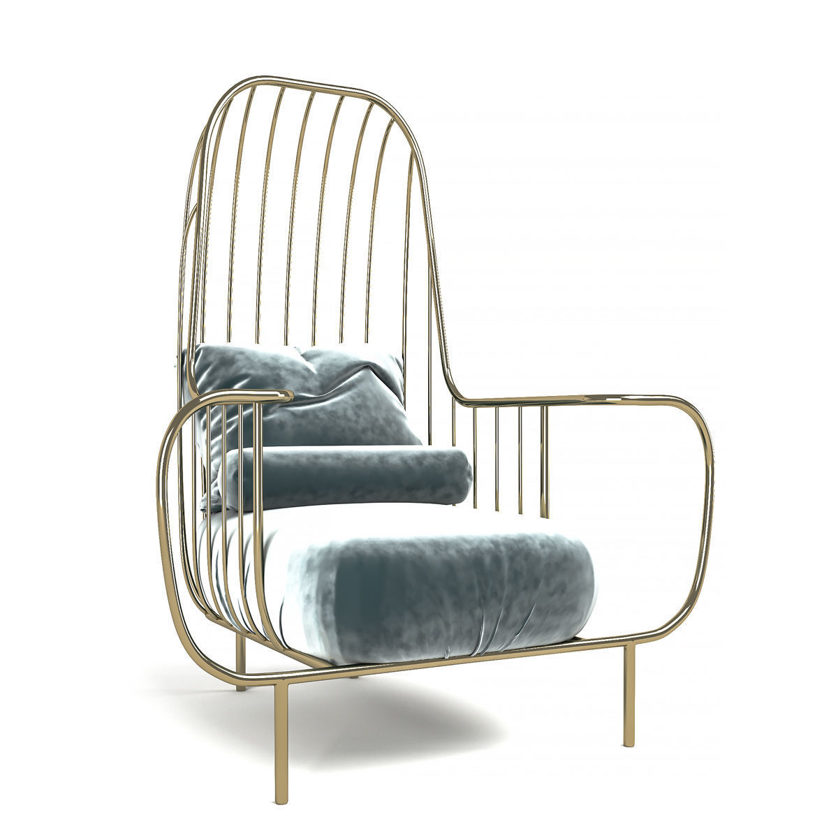 Bessa Armchair 3D model_1