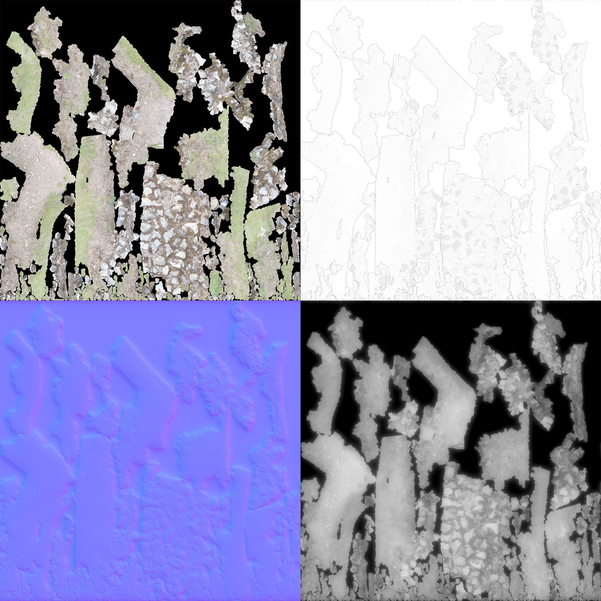 Castle Ruin 2 - Photoscanned 3D Model 3D model_4