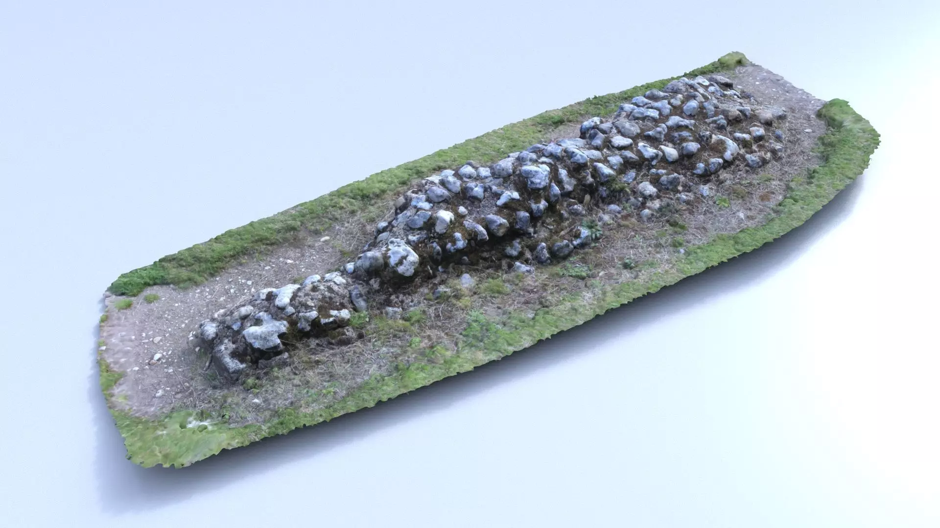 Castle Ruin 2 - Photoscanned 3D Model 3D model_0