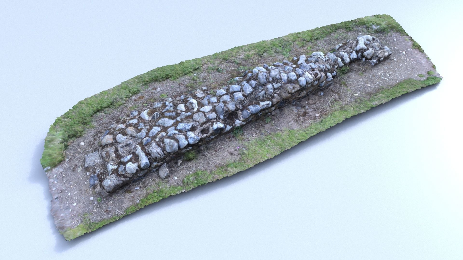 Castle Ruin 2 - Photoscanned 3D Model 3D model_1