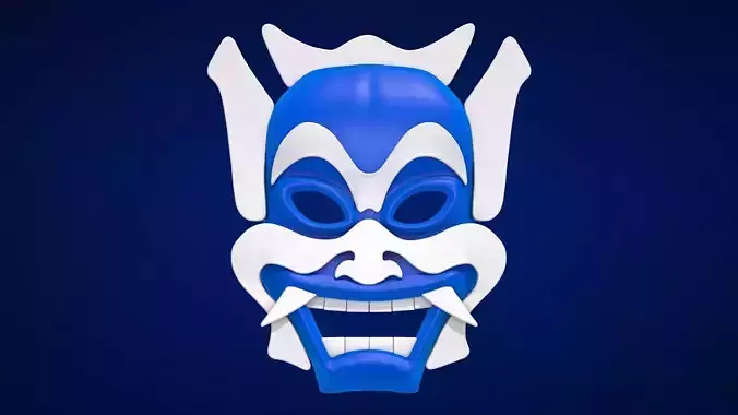 Mask - The Blue Spirit
