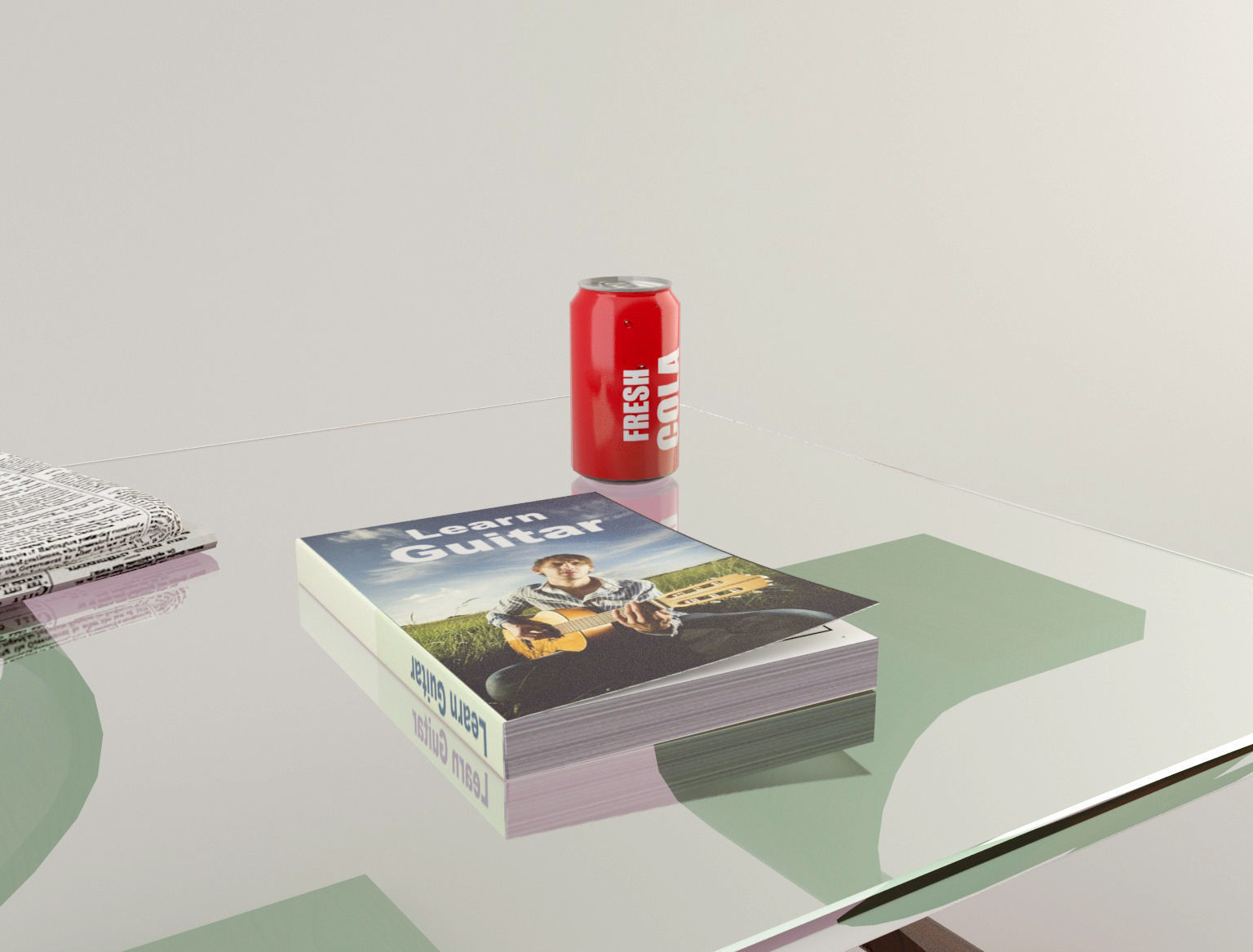 Coffee Table 4 Low-poly 3D model_5