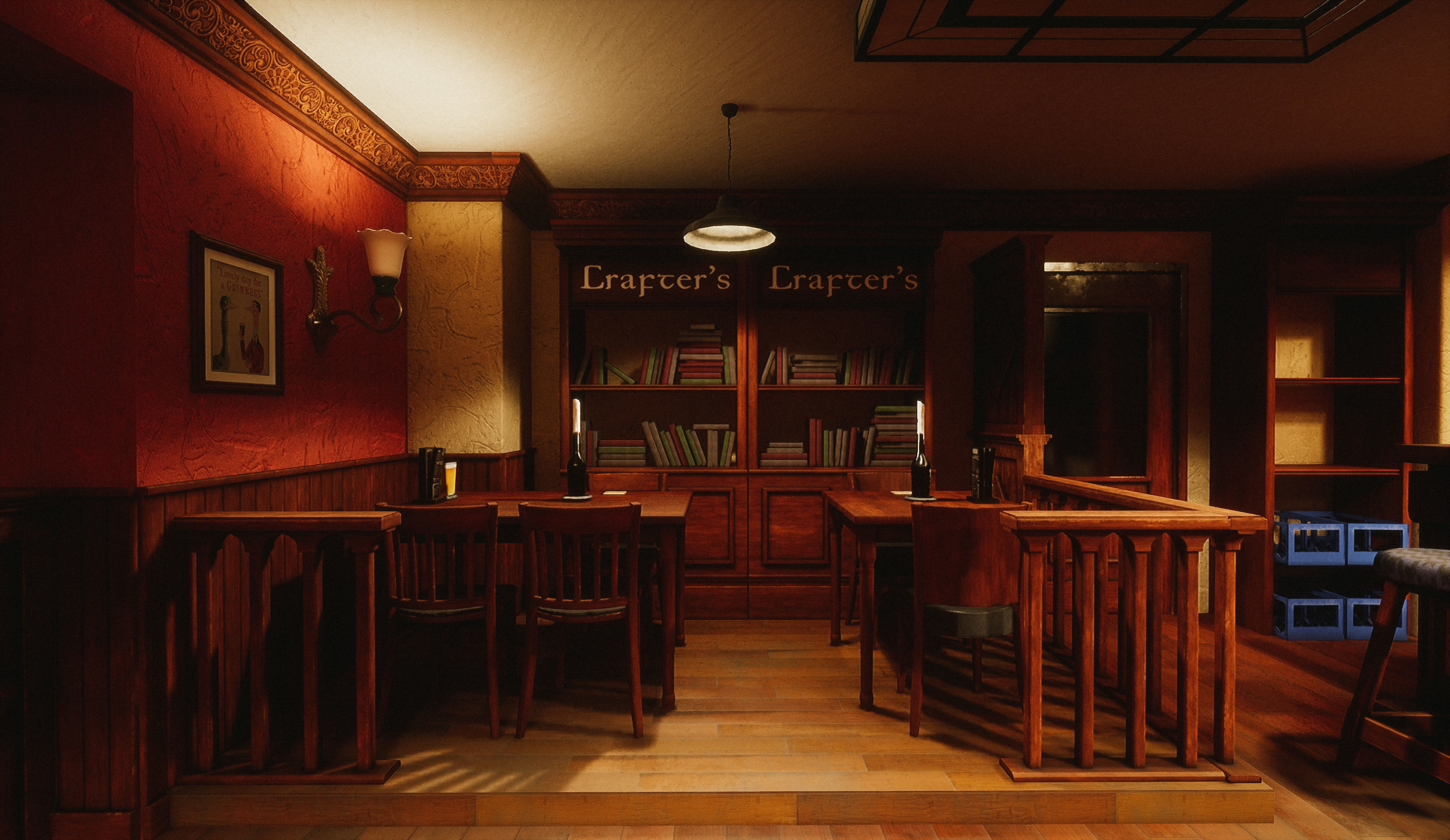Irish Pub Pack - 92 Unique PBR Game Ready Models Low-poly 3D model_2